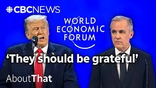 Why Trump just threatened Canada in Davos | About That