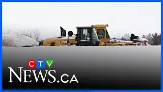 Why was a snow dump in Wilmot Township shut down?