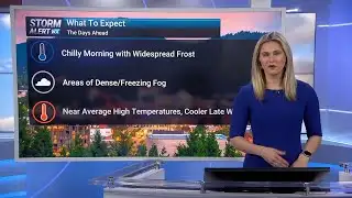 Widespread frost Tuesday morning as chilly temperatures continue