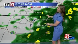 Widespread rain this afternoon  with cold temperatures behind it