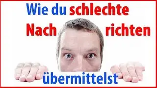 Wie du schlechte Nachrichten überbringst - 3 Tipps // Dr. Florian Pressler