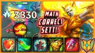 Wild Rift: 1000% MATHEMATICALLY CORRECT SETT BUILD!! 😱 (3.8k True Damage)