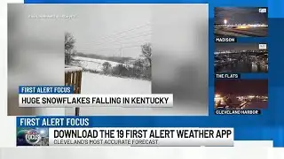 Wild Weather: Huge snowflakes in Kentucky