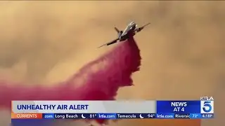 Wildfire smoke creating unhealthy air quality in SoCal
