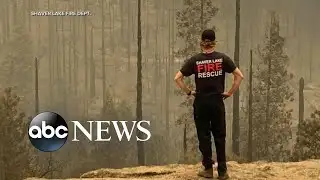 Wildfires continue to burn in the West