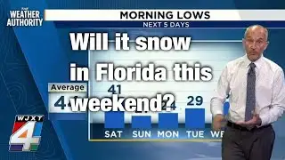 Will it snow in Florida this weekend? | Chief Meteorologist Richard Nunn discusses the possibility