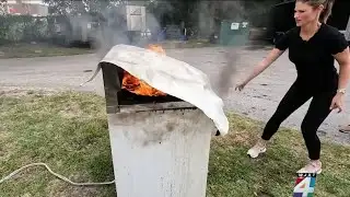 Will the fire blanket keep you safe?