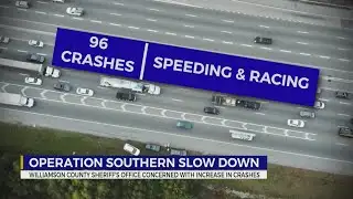 Williamson County increases efforts to reduce crashes caused by speeding