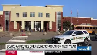 Williamson County School Board approves open zoned schools