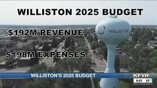 Williston 2025 Budget: Commission approves deficit spending for necessary infrastructure projects