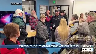 Williston School Board votes to hold meetings in-person going forward, security requested