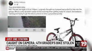 Willowick boy asking for help after security cameras caught thieves stealing his bike