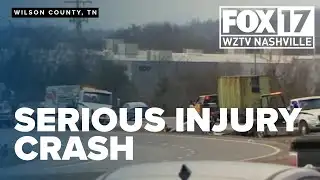 Wilson County interstate closed as authorities investigate multi-vehicle injury crash