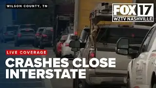 Wilson County interstate closed as authorities investigate multi-vehicle injury crash
