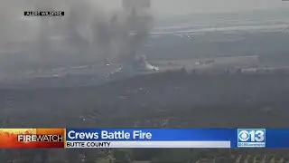 Wind-Driven Fire In Butte County Destroys Home