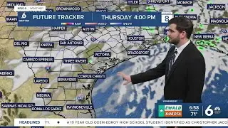 Windy and warm to end the week before a Friday night cold front shakes things up