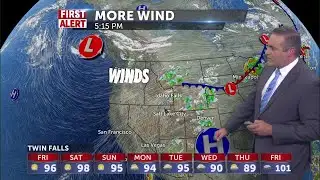 Windy, hot and dry this Friday and Saturday; Red Flag Warning issued for Friday