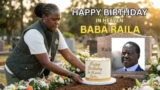 Winnie Odinga – Happy Birthday Baba Raila Odinga 🎂🕊️ | Emotional Birthday Tribute in Heaven