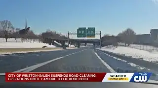 Winston-Salem city officials work to clear roads