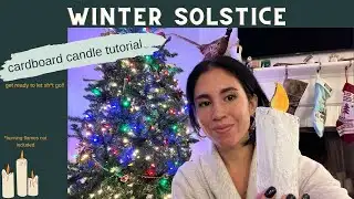 winter solstice candle craft - letting go