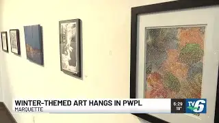 Winter Solstice-themed art on display at Peter White Public Library