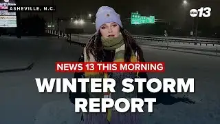 Winter storm coverage (News 13 This Morning)