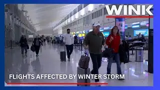 Winter storm disrupts RSW flights, passengers sleep at airport