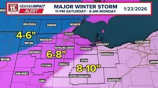 Winter Storm Forecast: How Much Snow Will We See in Northwest Ohio?
