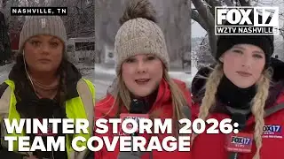 Winter storm grips Middle Tennessee, FOX 17 News Team Coverage and Forecast