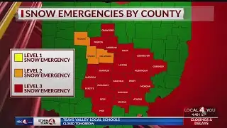 Winter storm hits central Ohio