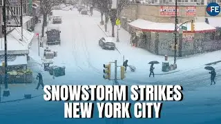 Winter Storm Hits New York: Mayor Closes Schools, Opens Warming Shelters