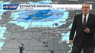 Winter storm impacting North Carolina Saturday morning