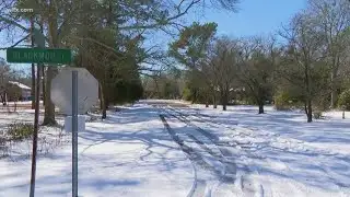 Winter storm impacts in Kershaw County