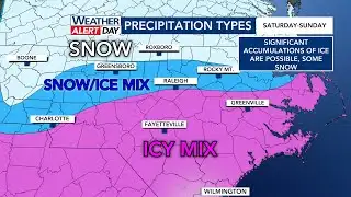 Winter storm: Kat and Michelle break down complicated system bringing snow, ice and more to NC