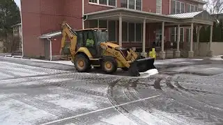 Winter storm leaves behind slushy mess