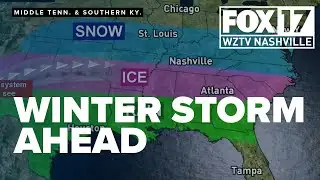 Winter storm likely to bring snow to Middle Tennessee this weekend