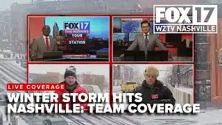 Winter Storm sweeps across in Tennessee, Live Coverage