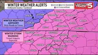 Winter Storm Update with StormTrack 5 Meteorologist David Boyd