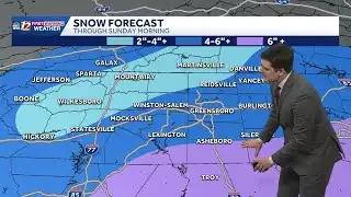 Winter Storm Warning, significant snow possible in North Carolina this weekend