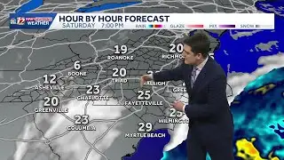 Winter Storm Watch: Snow and bitter cold for North Carolina this weekend