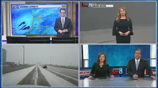 Winter system brings snow to West Michigan