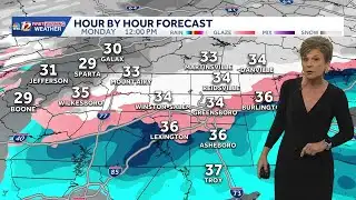 Winter weather advisory for snow chances in Triad