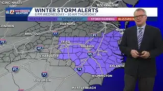 Winter Weather Advisory issued for Triad | Wintry mix expected late Wednesday