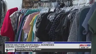 Winter weather leaves Jamestown small businesses asking for community support