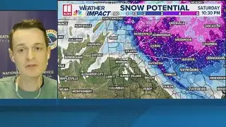 Winter weather moving in, cold and snow ahead