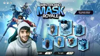 WINTERLAND MASK ROYALE 🥶 Free Fire MaX