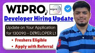 🔥Wipro Developer Hiring Update | Don
