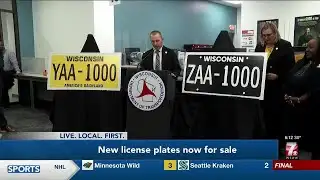 Wisconsin DOT unveils new license plates available for purchase