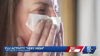 Wisconsin residents battle high flu cases