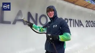With the Games days away, Olympic ice takes shape in Cortina